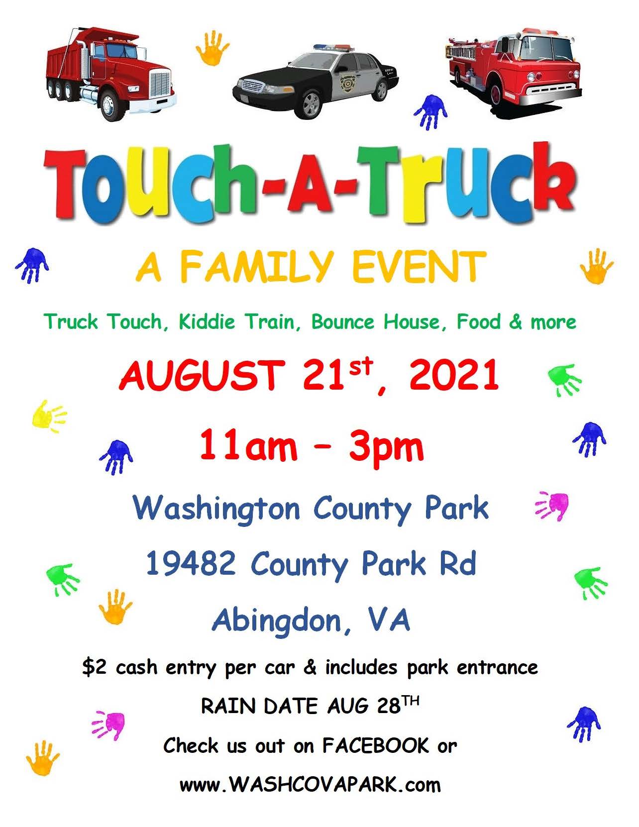 TouchATruck (FAMILY EVENT AT WASHINGTON COUNTY PARK) Washington